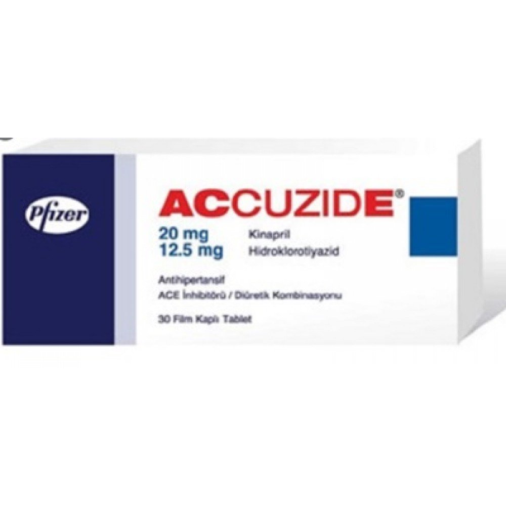 Accuzide 20mg/12.5mg (Accuretic)(30 tablets)