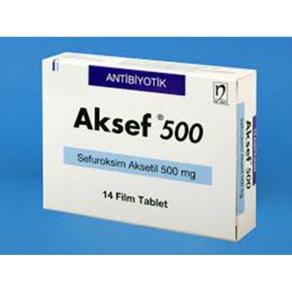 Aksef 500mg 14 tablets