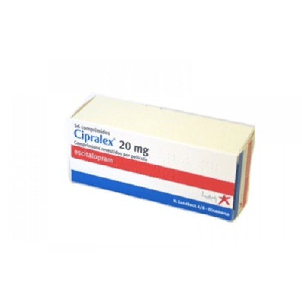 Cipralex 20 mg 56 Tablets
