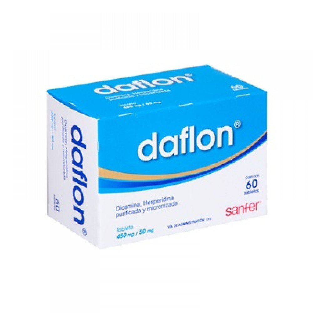 Daflon 450mg/50mg (500mg) 60 Tablets