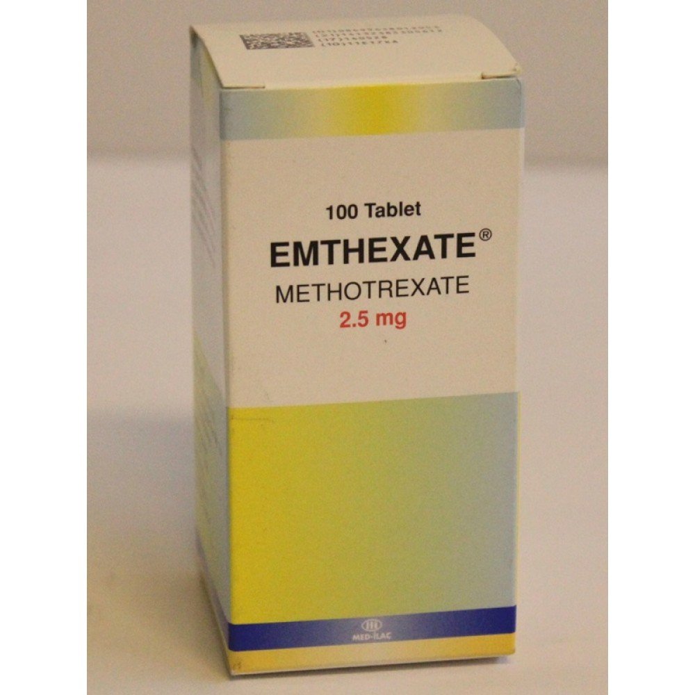 Emthexate 2.5mg 100 tablets