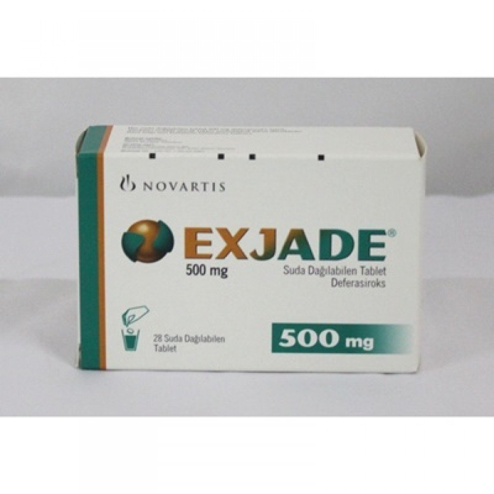 Exjade 500mg 28 tablets