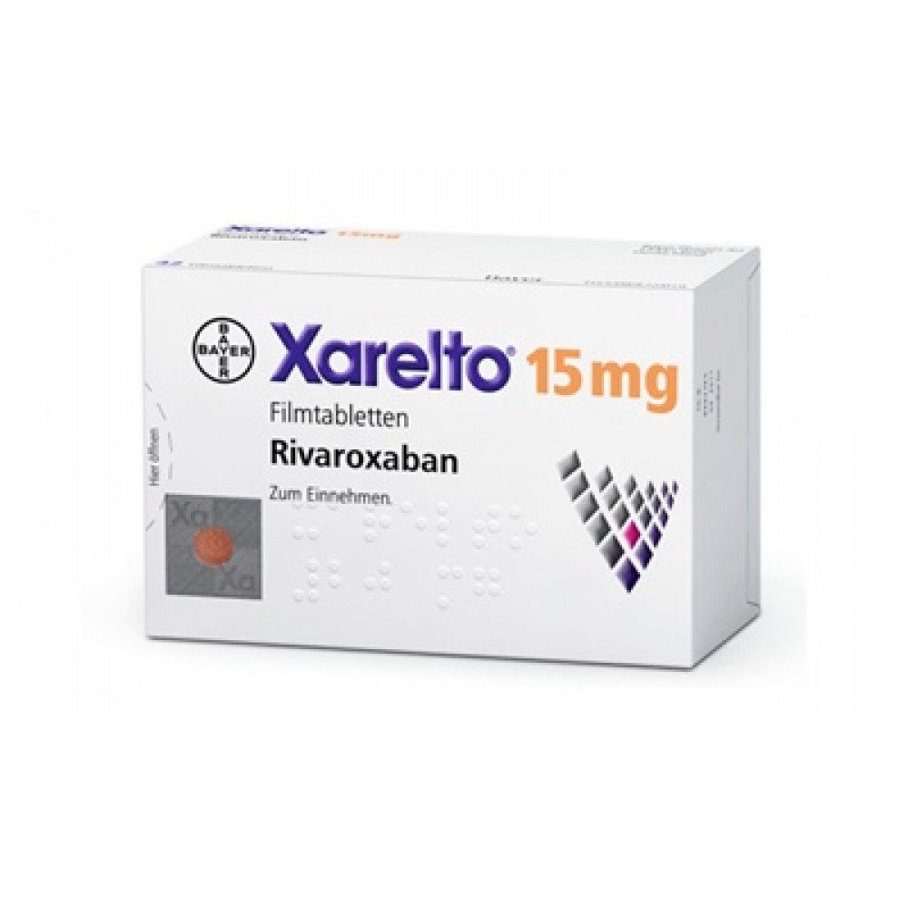 Xarelto 15mg 28 tablets