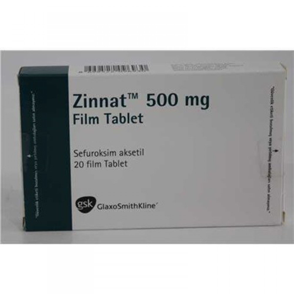 Zinnat 500mg 20 tablets