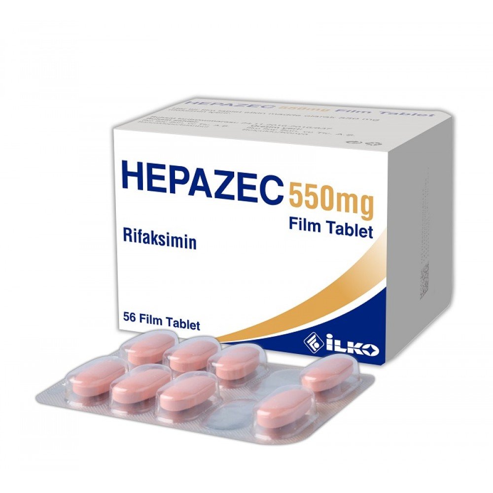 Hepazec 550 mg 56 Tablets